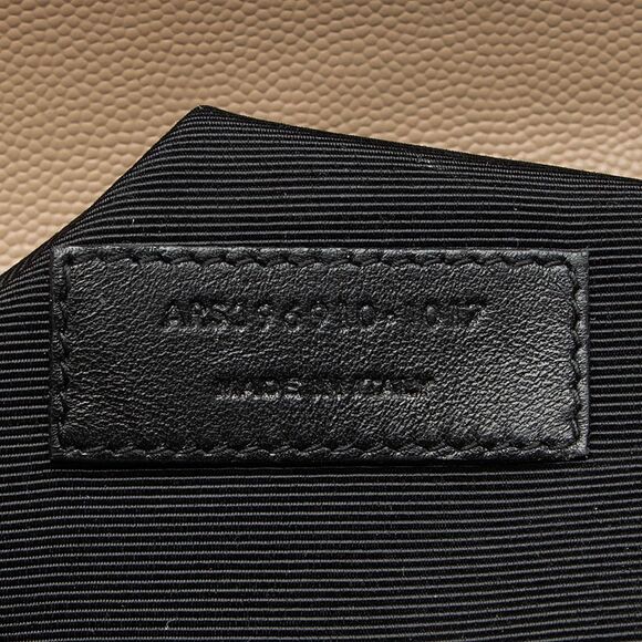 Saint Laurent Mixed Matelasse Grain de Poudre Monogram Large Shoulder Bag - Picture 6 of 16